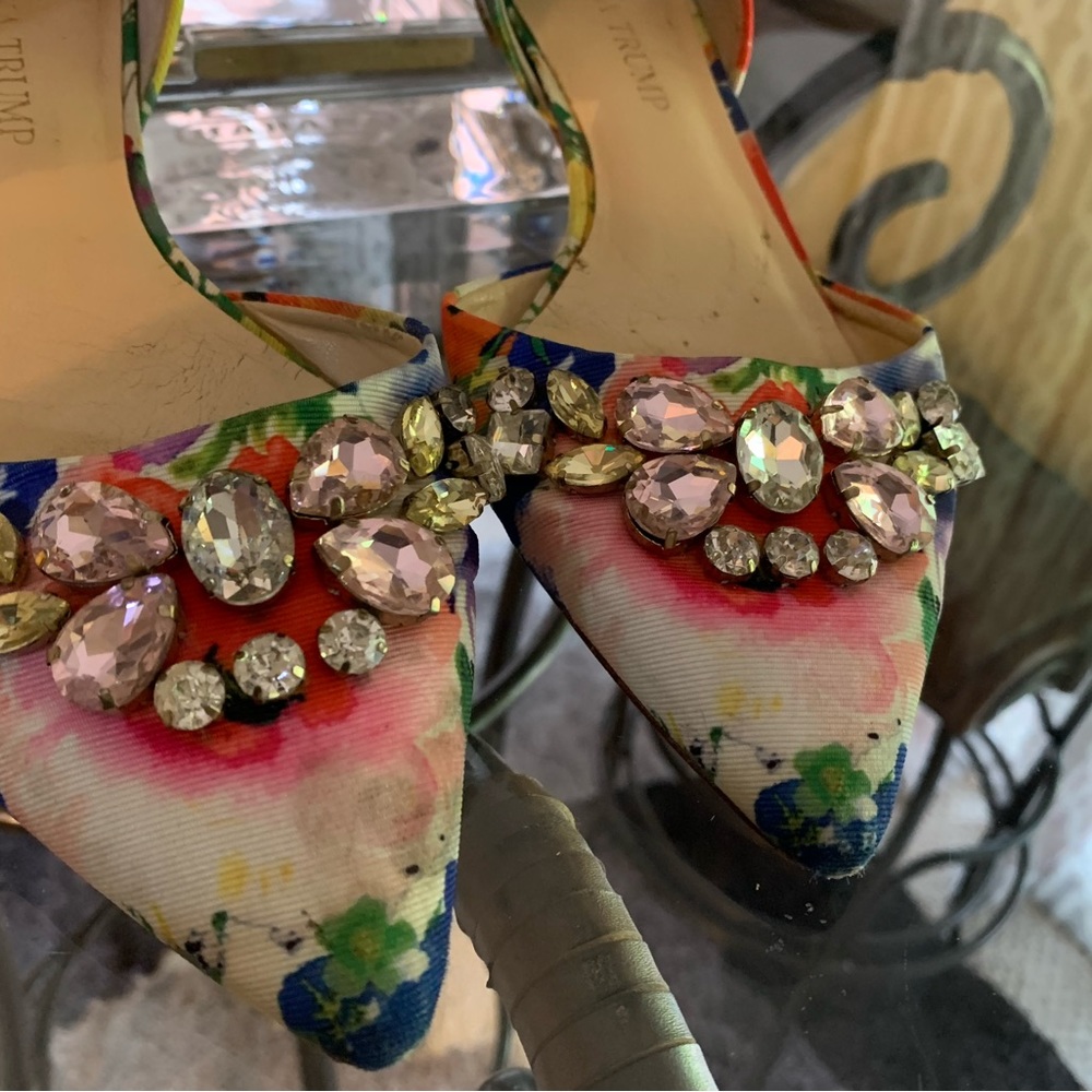 Ivanka Trump Jewel Embellished Flats - Picture 2 of 4